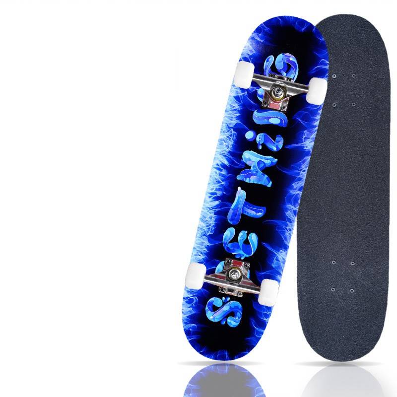 Ice blue flames